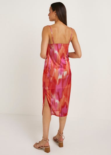 Et Vous Multicoloured Tie Dye Cami Dress