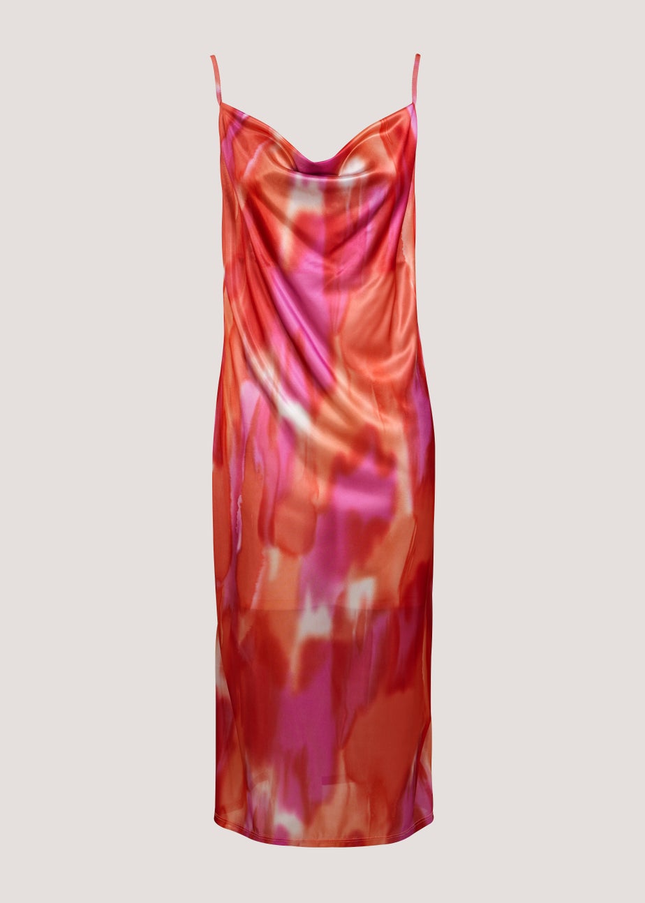 Et Vous Multicoloured Tie Dye Cami Dress