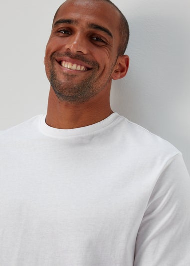 5 Pack Essential White T-Shirts