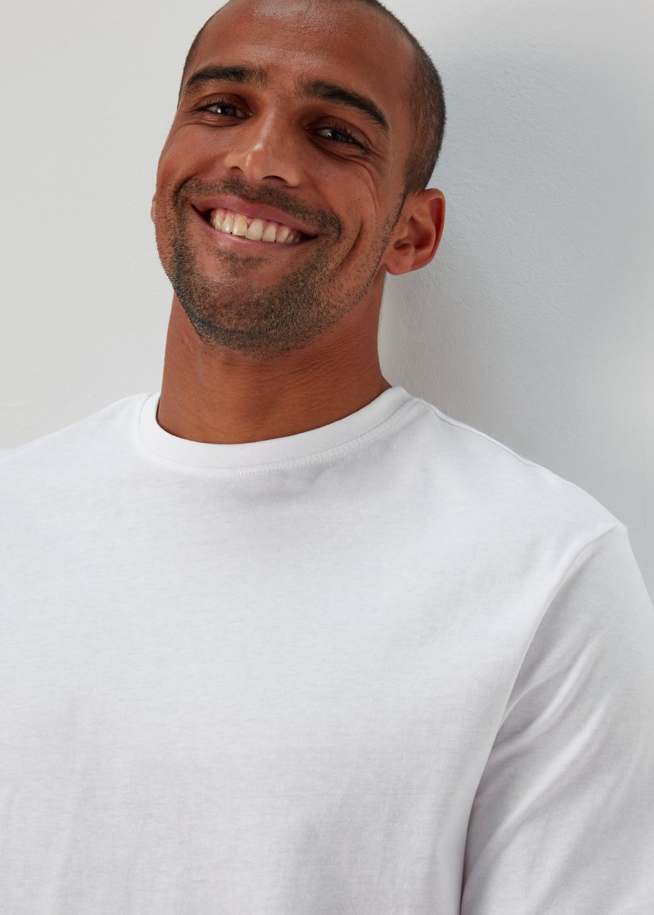 5 Pack Essential White T-Shirts