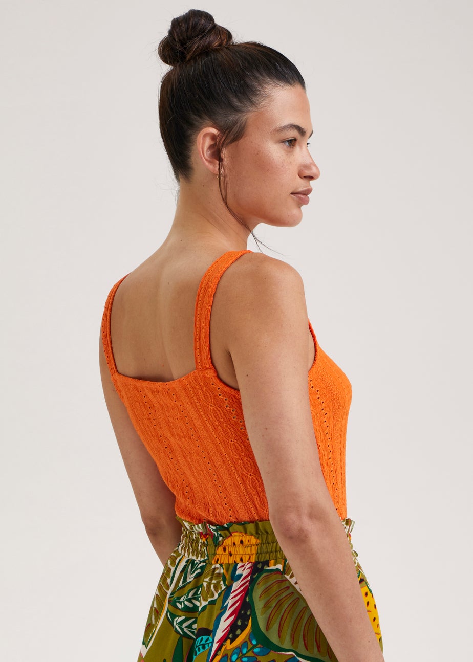 Orange Ring Vest Top