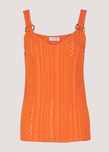 Orange Ring Vest Top