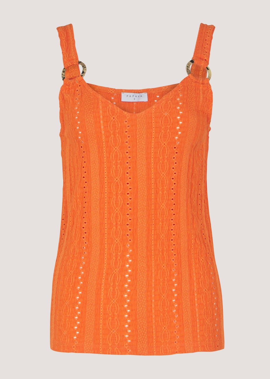 Orange Ring Vest Top