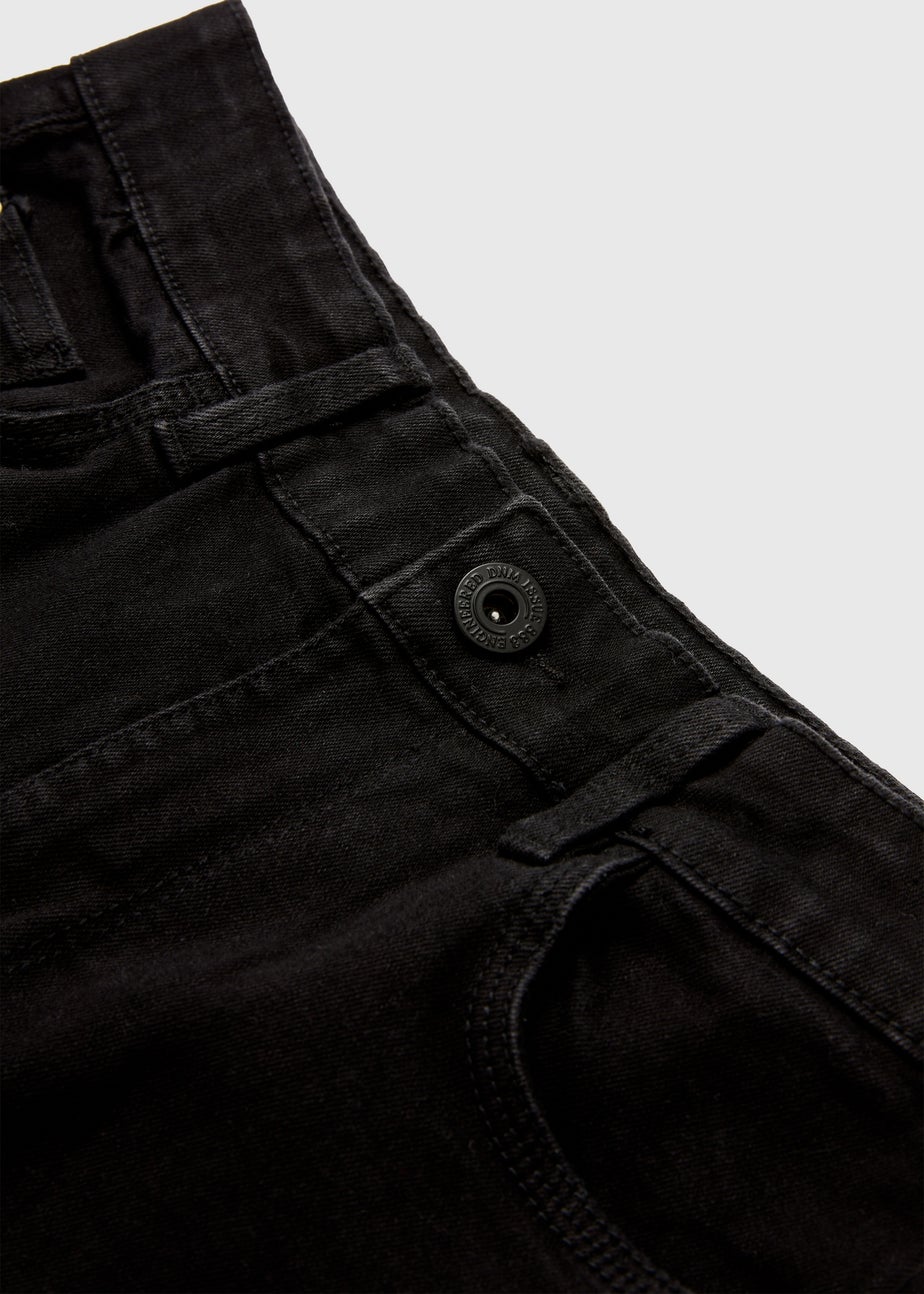 Boys Black Stretch Skinny Jeans (4-16yrs)