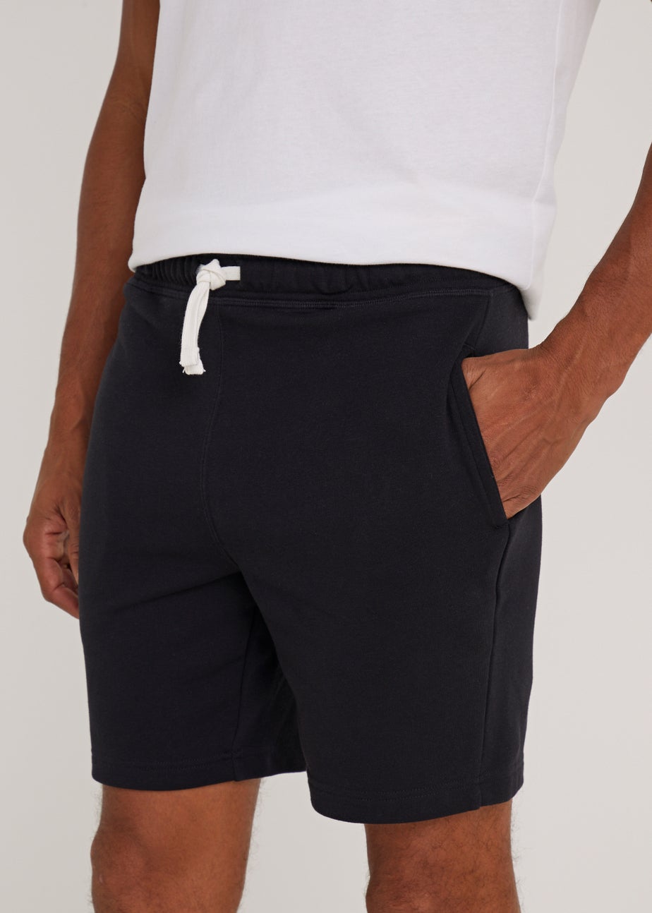 Black Essential Jogger Shorts