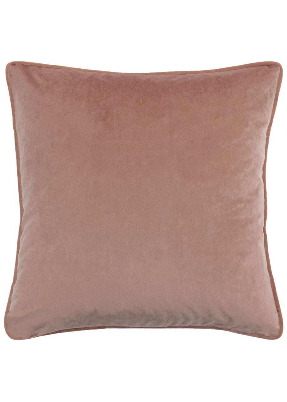 Paoletti Avenue Velvet Jacquard Cushion (45cm x 45cm x 8cm)