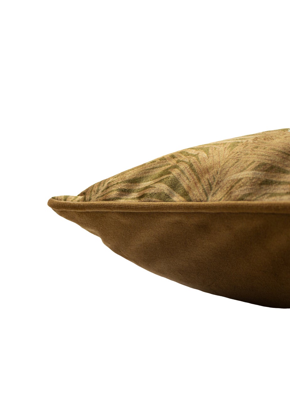 Paoletti Cheetah Jungle Velvet Cushion (30cm x 50cm x 8cm)