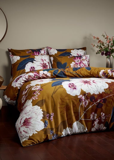 Paoletti Kyoto Floral 100% Cotton Duvet Cover