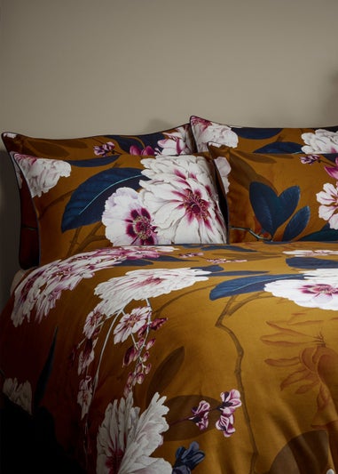 Paoletti Kyoto Floral 100% Cotton Duvet Cover