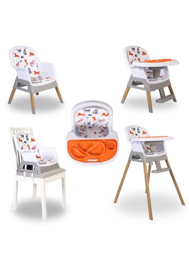 Red Kite Feed Me Snak 4 in 1 Highchair (97cm x 57cm x 69cm)
