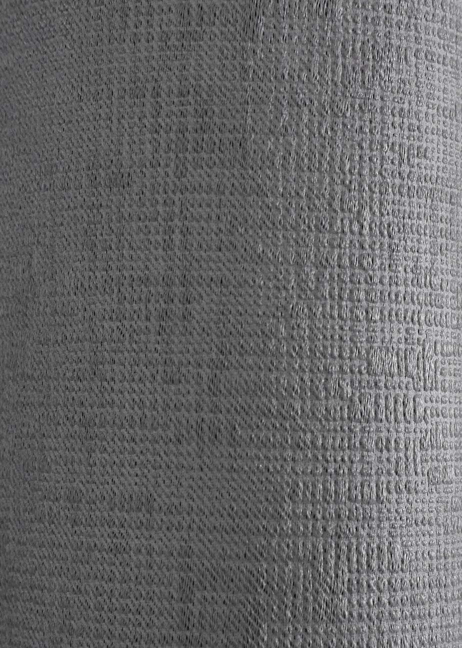 Fusion Strata Dimout Silver Eyelet Curtains