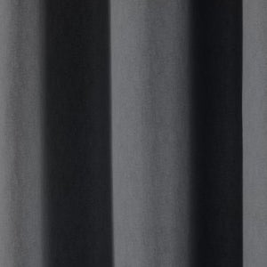 Fusion Sorbonne Grey Eyelet Curtains