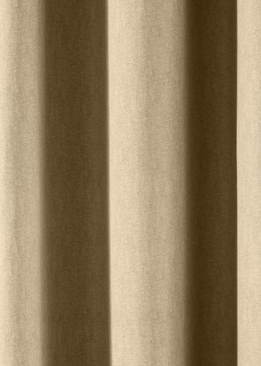 Fusion Sorbonne Natural Eyelet Curtains