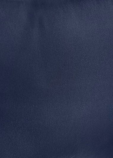 Fusion Dijon Blackout Navy Pencil Pleat Curtains