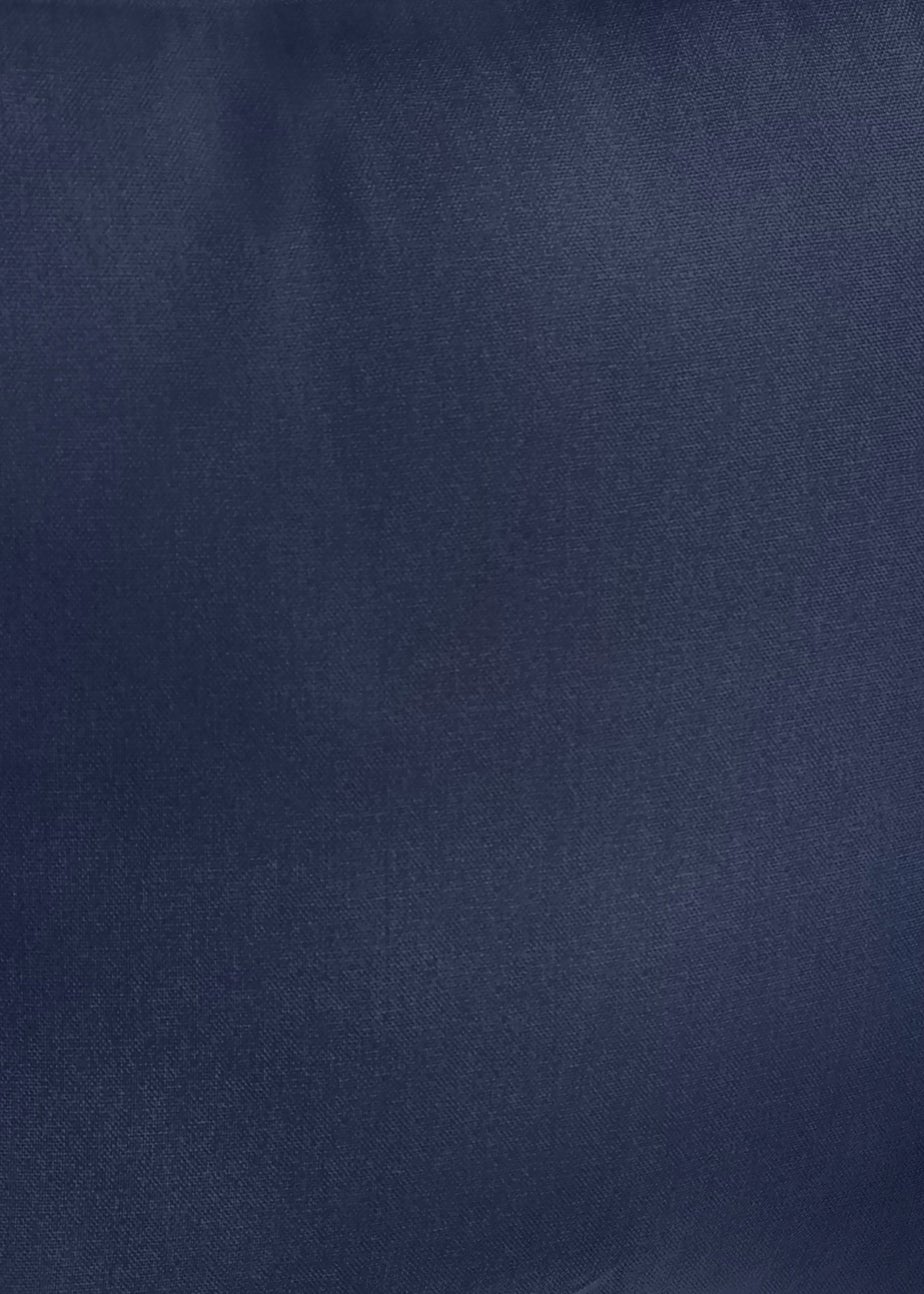 Fusion Dijon Blackout Navy Pencil Pleat Curtains