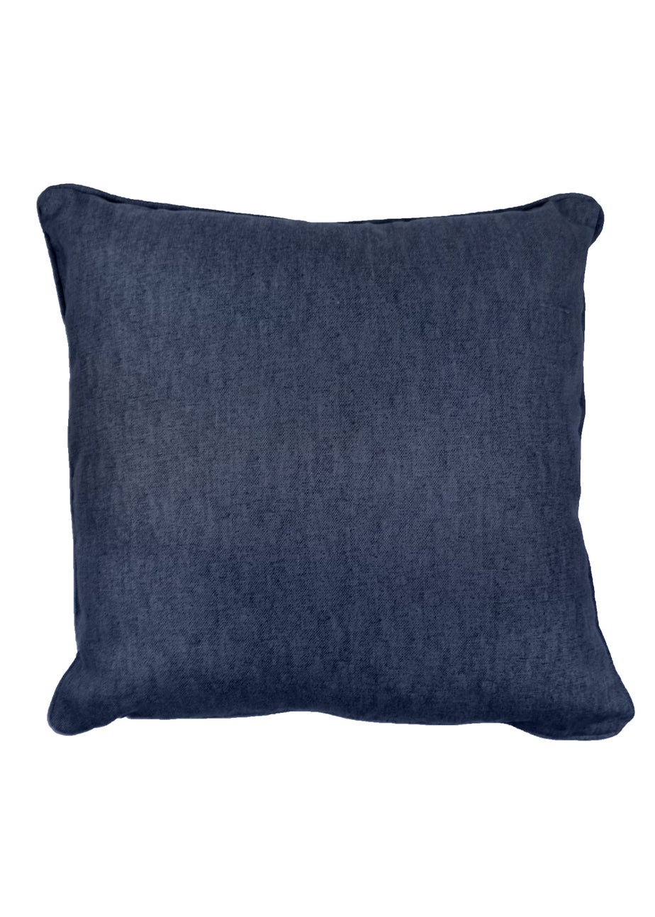 Fusion Sorbonne Navy Filled Cushion (43cm x 43cm)