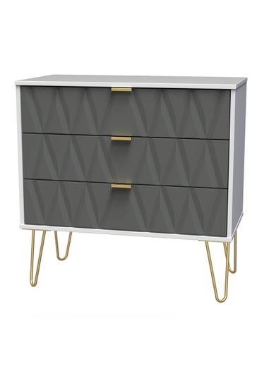 Ready Assembled Prism 3 Drawer Chest