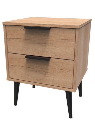 Swift Milano Wireless Charging Bedside Table (50.5cm x 41.5cm x 39.5cm)