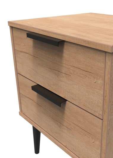 Swift Milano Wireless Charging Bedside Table (50.5cm x 41.5cm x 39.5cm)