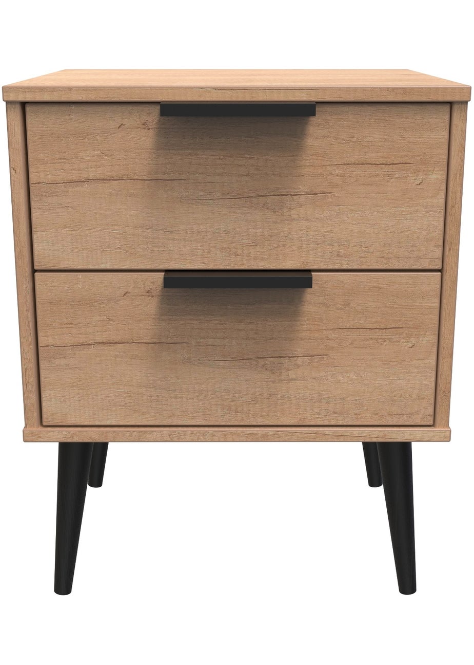 Swift Milano Wireless Charging Bedside Table (50.5cm x 41.5cm x 39.5cm)