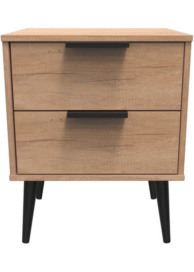 Swift Milano Wireless Charging Bedside Table (50.5cm x 41.5cm x 39.5cm)