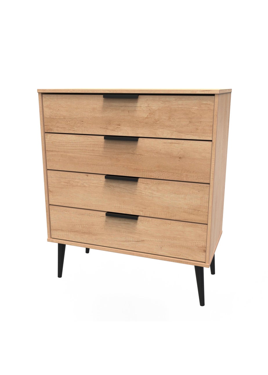Ready Assembled Milano 4 Drawer Chest