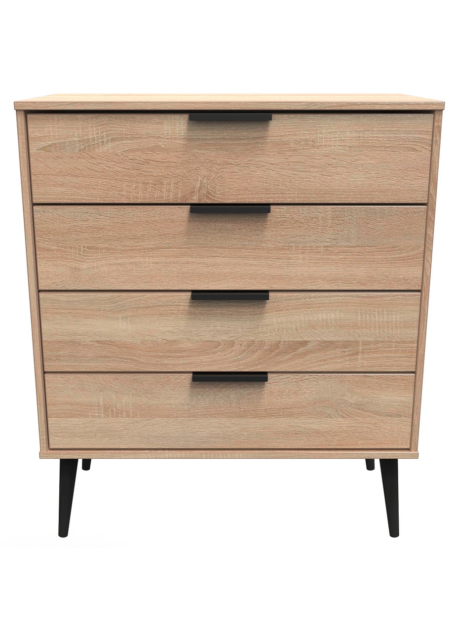 Ready Assembled Milano 4 Drawer Chest