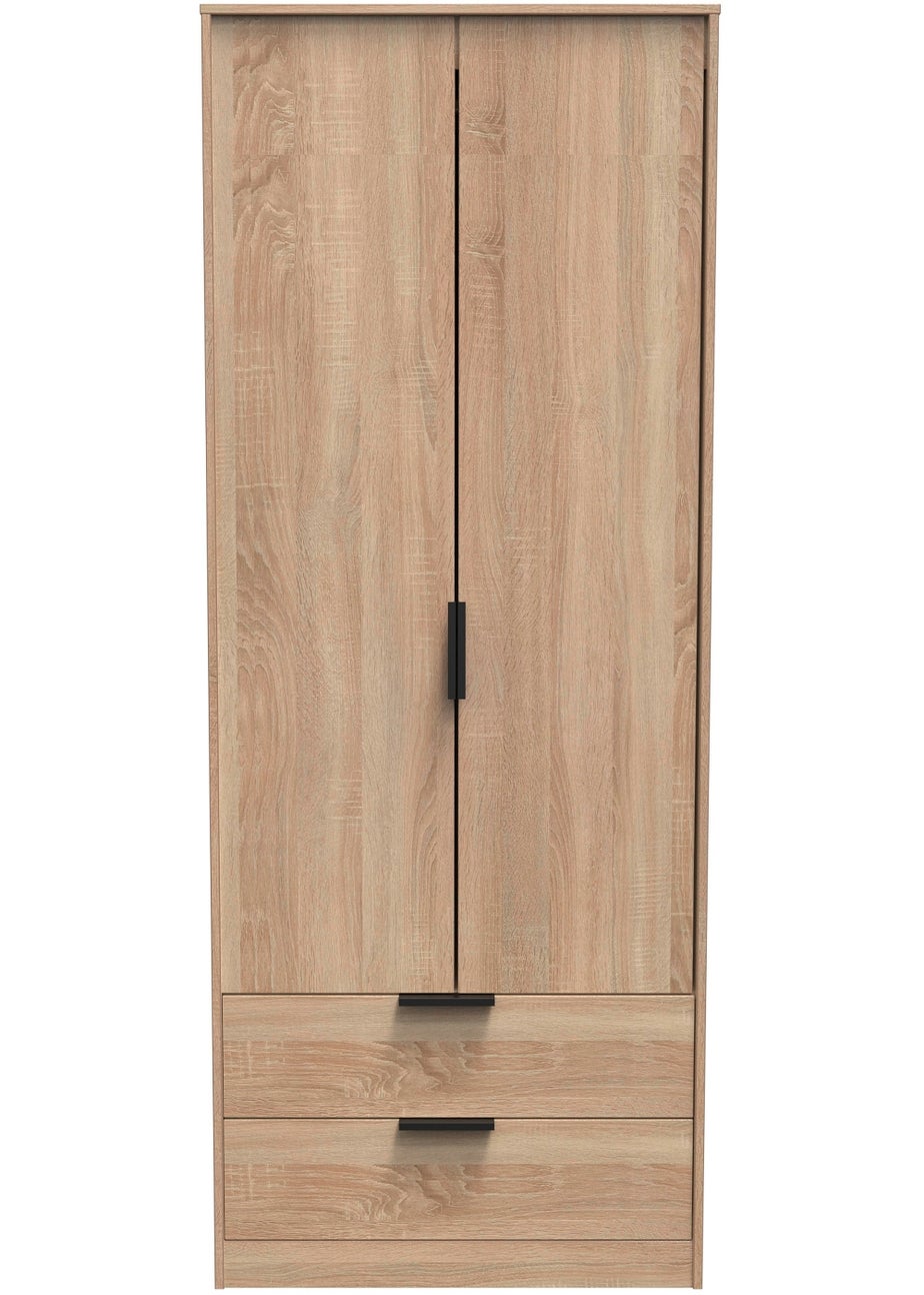 Ready Assembled Milano 2 Door 2 Drawer Wardrobe