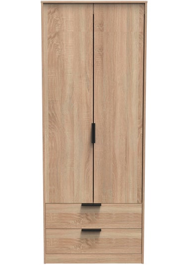 Ready Assembled Milano 2 Door 2 Drawer Wardrobe
