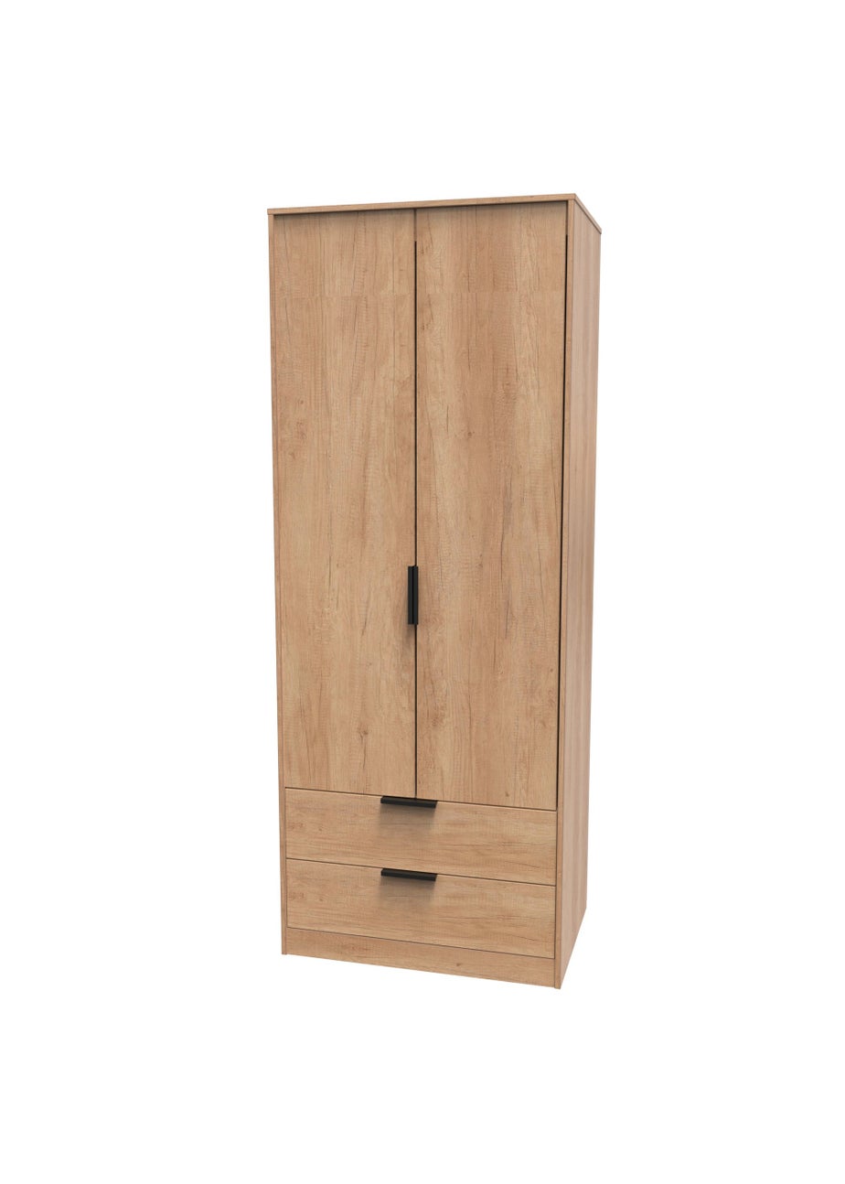 Ready Assembled Milano 2 Door 2 Drawer Wardrobe