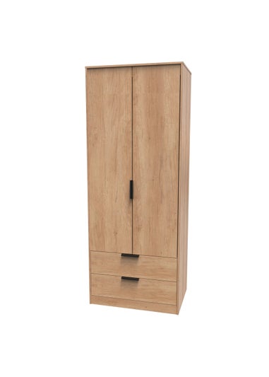 Ready Assembled Milano 2 Door 2 Drawer Wardrobe