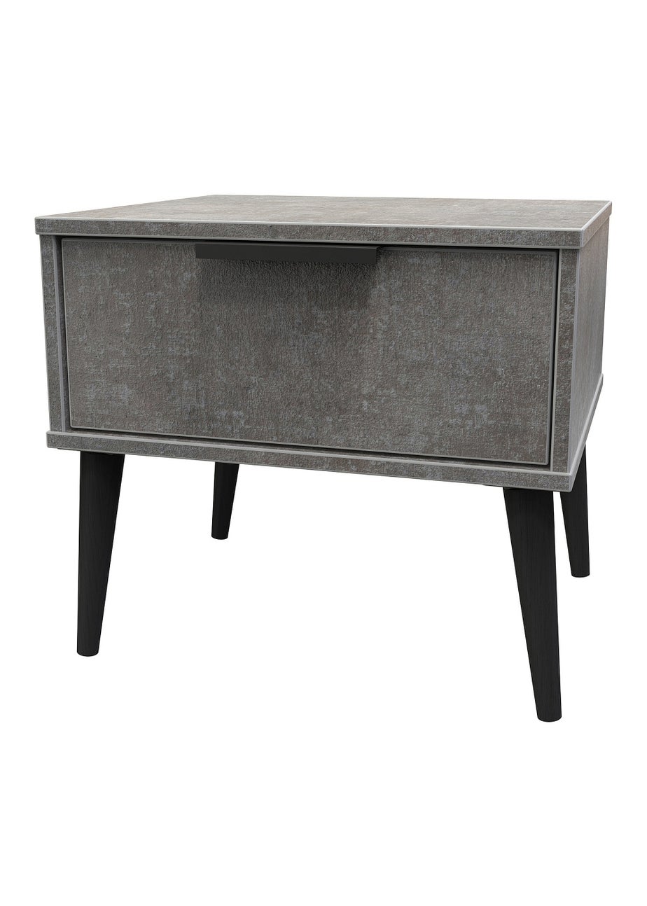 Swift Milano 1 Drawer Bedside Table (41cm x 39.5cm x 45cm)