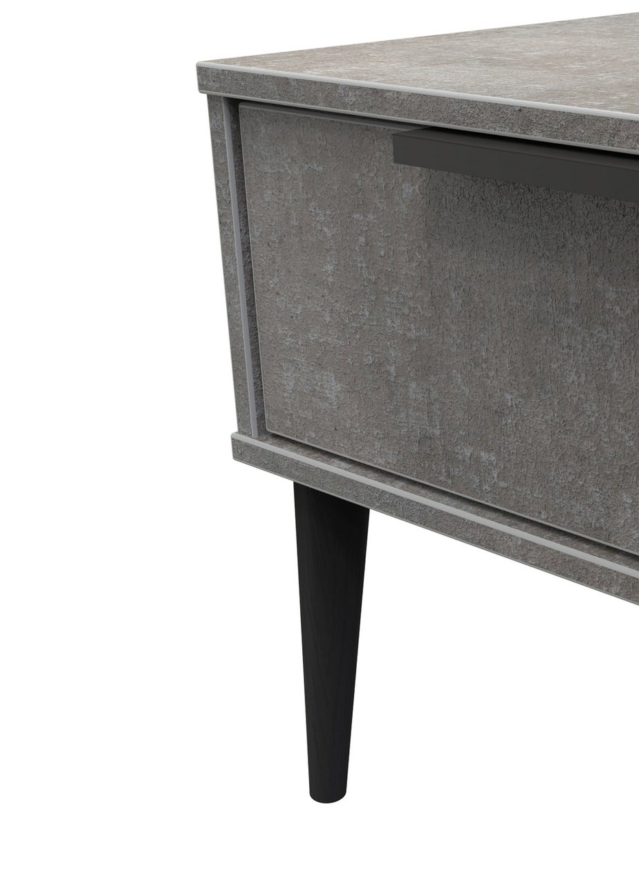 Swift Milano 1 Drawer Bedside Table (41cm x 39.5cm x 45cm)