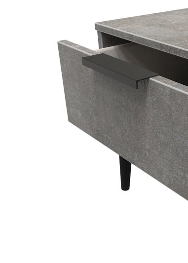 Swift Milano 1 Drawer Bedside Table (41cm x 39.5cm x 45cm)