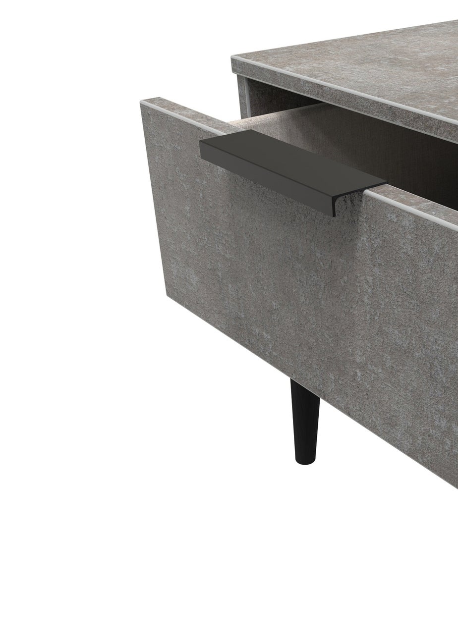 Swift Milano 1 Drawer Bedside Table (41cm x 39.5cm x 45cm)