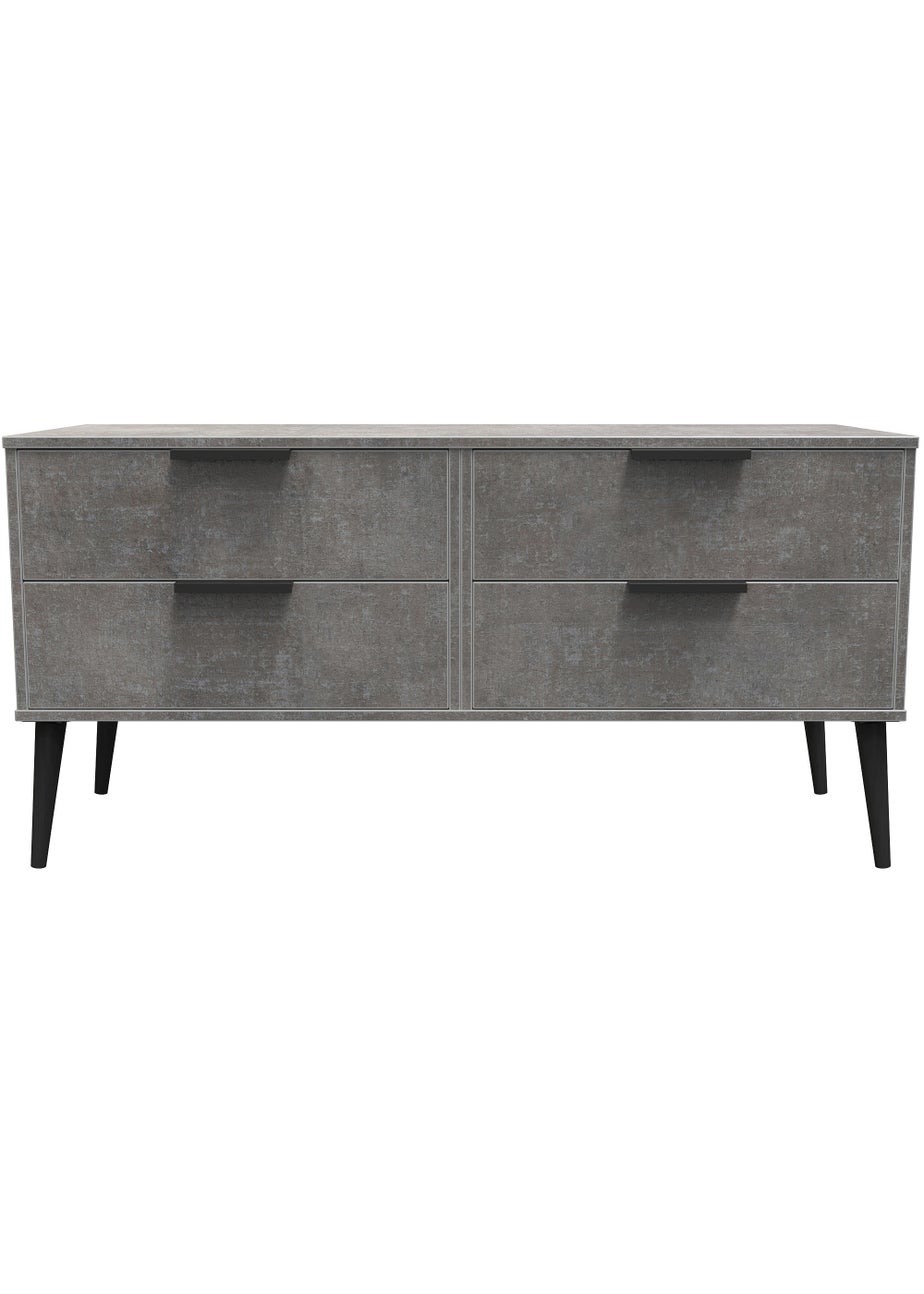 Swift Milano 4 Drawer End of Bed Chest (50.5cm x 41.5cm x 112cm)