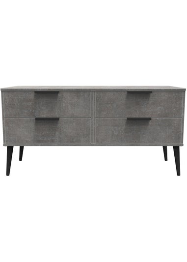 Swift Milano 4 Drawer End of Bed Chest (50.5cm x 41.5cm x 112cm)