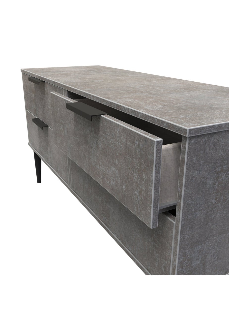 Swift Milano 4 Drawer End of Bed Chest (50.5cm x 41.5cm x 112cm)