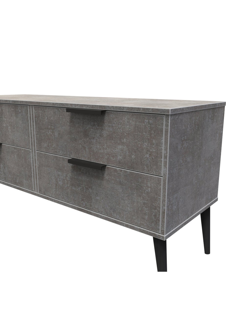 Swift Milano 4 Drawer End of Bed Chest (50.5cm x 41.5cm x 112cm)