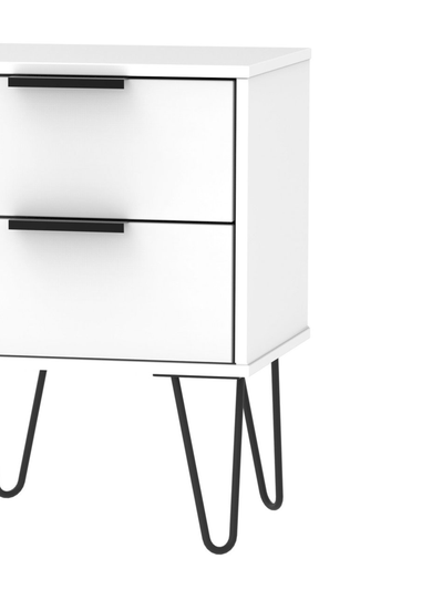 Swift Milano Wireless Charging Bedside Table (50.5cm x 41.5cm x 39.5cm)