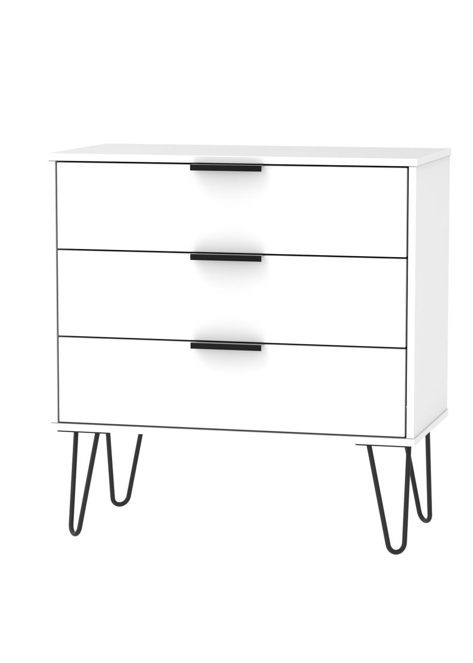 Swift Milano 3 Drawer Chest (69.5cm x 41.5cm x 76.5cm)