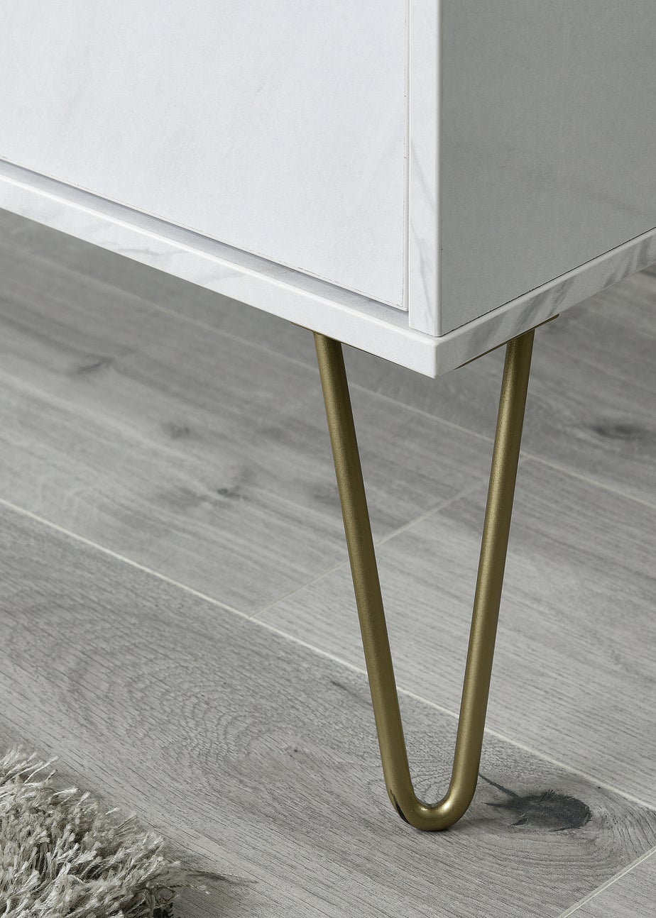 Swift Milano 1 Drawer Bedside Table (41cm x 39.5cm x 45cm)