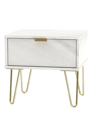 Swift Milano 1 Drawer Bedside Table (41cm x 39.5cm x 45cm)