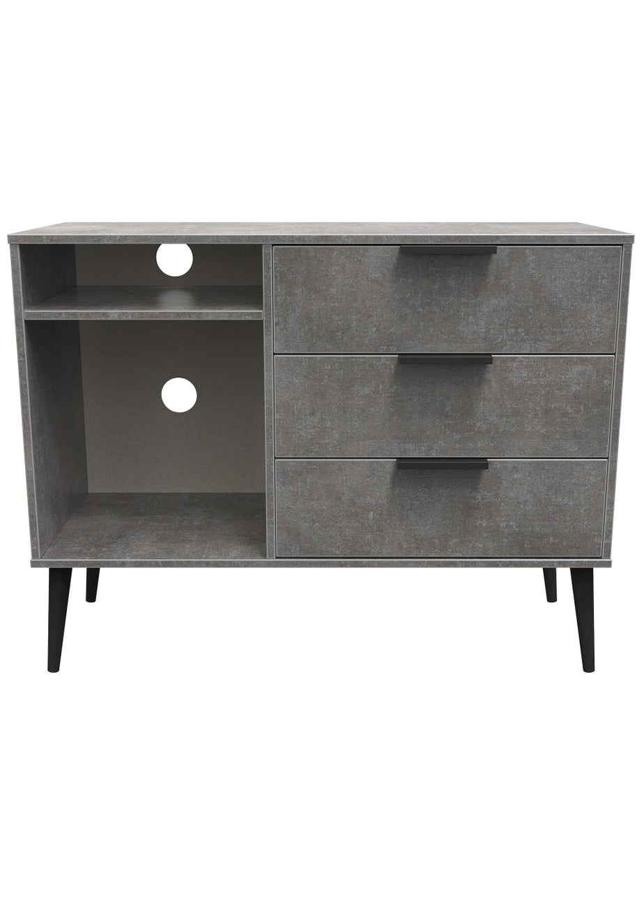 Swift Milano 3 Drawer TV Unit (74cm x 39.5cm x 97cm)