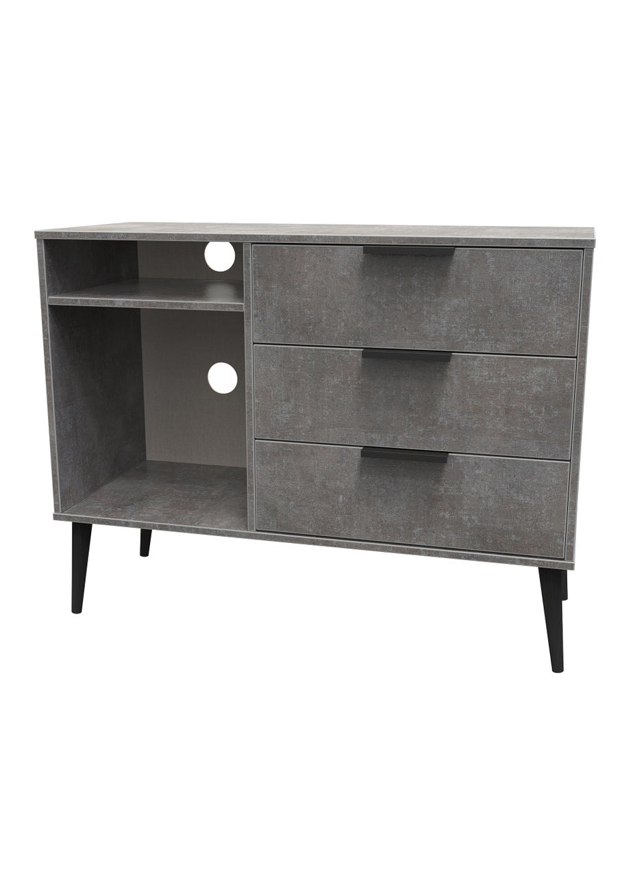 Swift Milano 3 Drawer TV Unit (74cm x 39.5cm x 97cm)