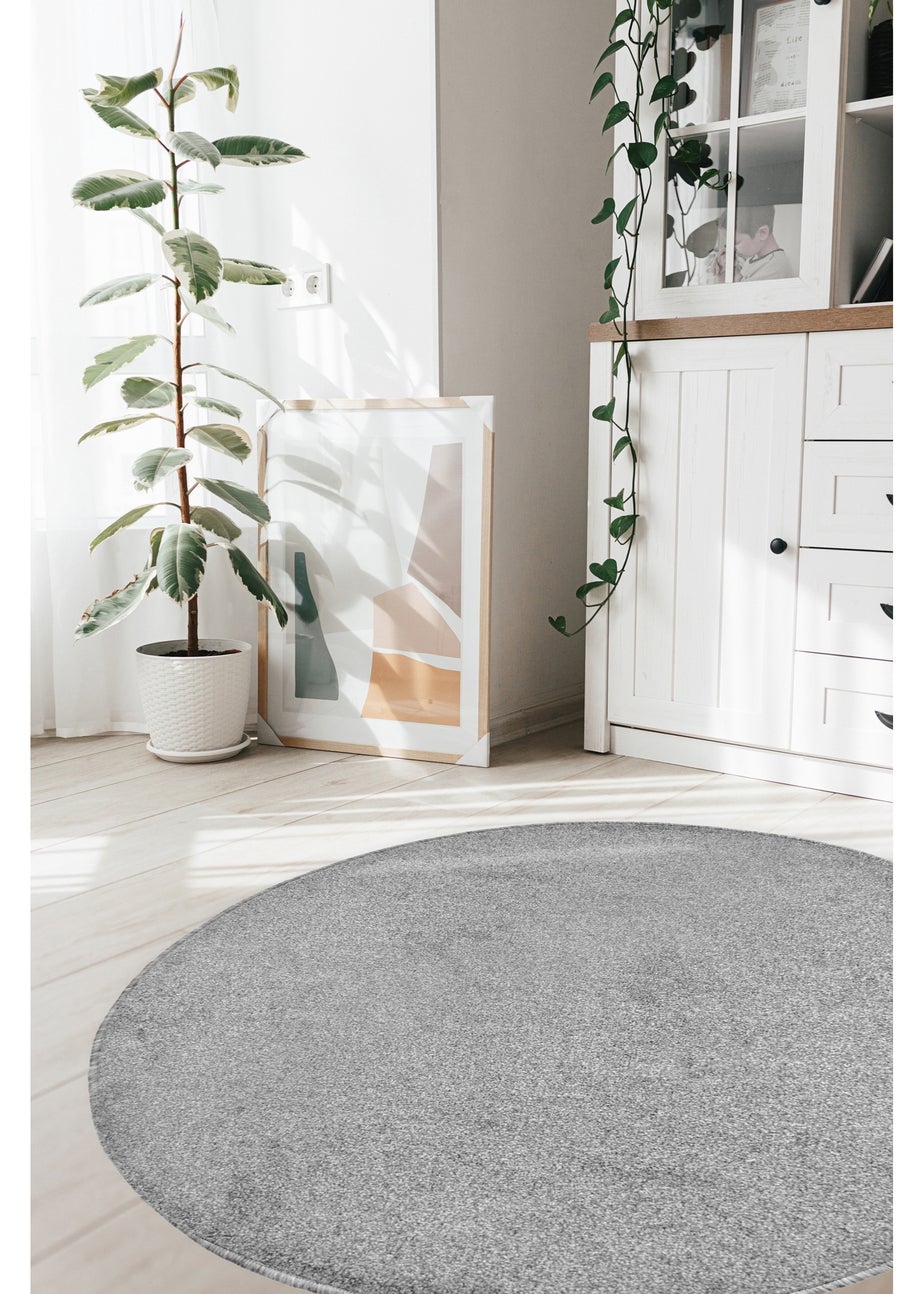Relay Classic Grey Circle Rug