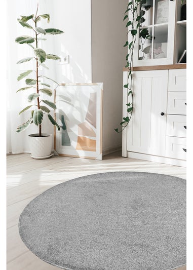 Relay Classic Grey Circle Rug
