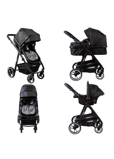 Red Kite Push Me Savanna Zebra Travel System Pram (103cm x 64cm x 90cm)