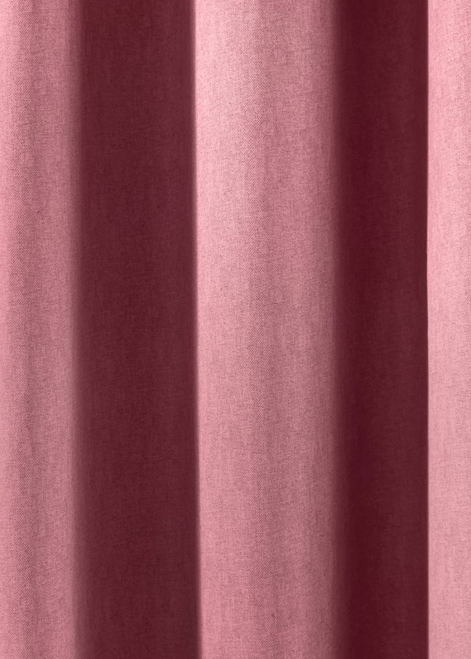 Fusion Sorbonne Pink Eyelet Curtains