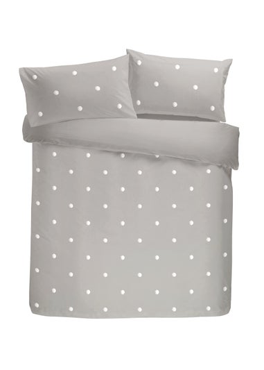 Appletree Dot Garden Metallic Duvet Cover Set